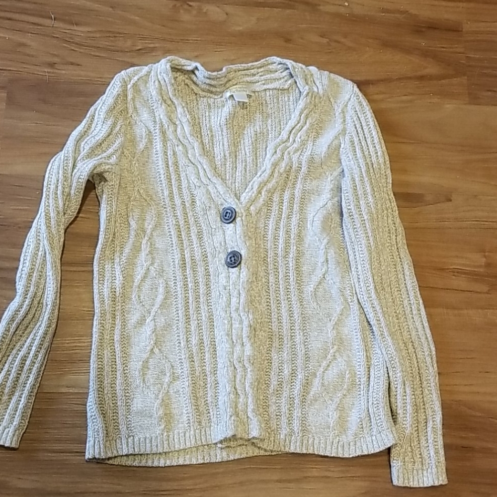 Tan cardigan